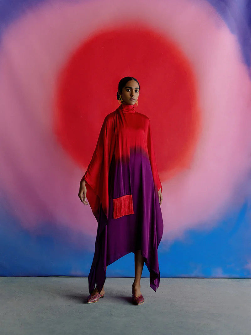 Studio Rigu Leheriya Round Collar Dress