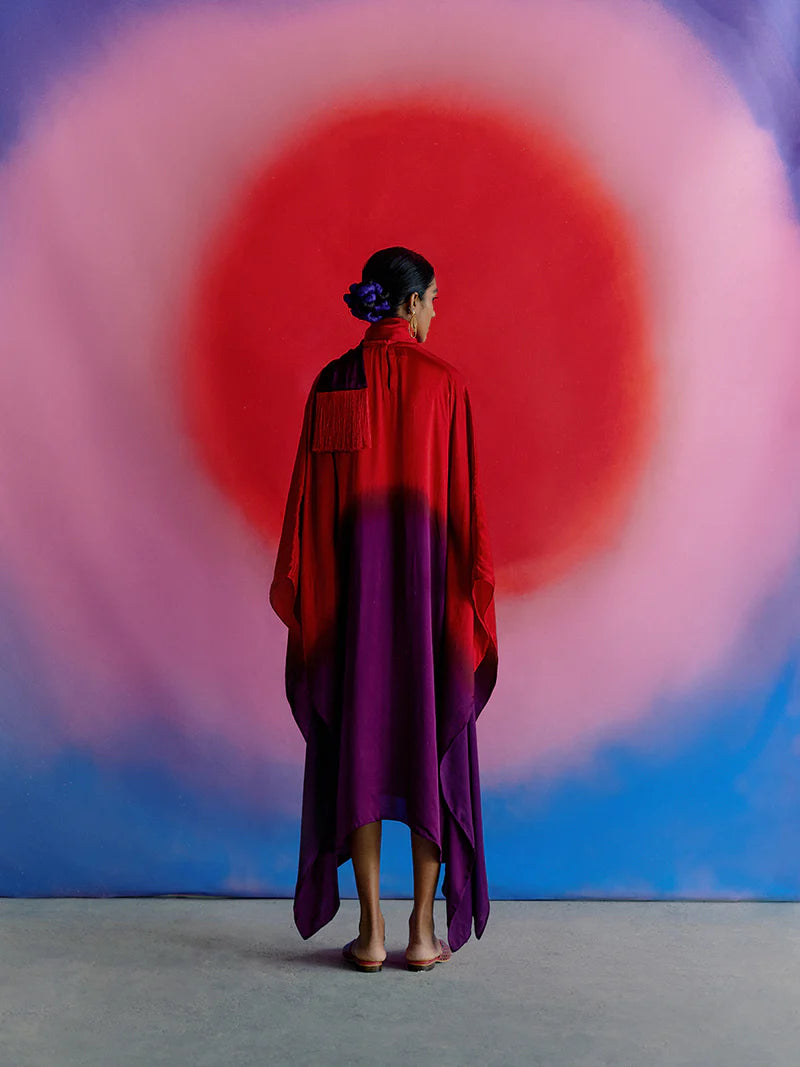 Studio Rigu Leheriya Round Collar Dress