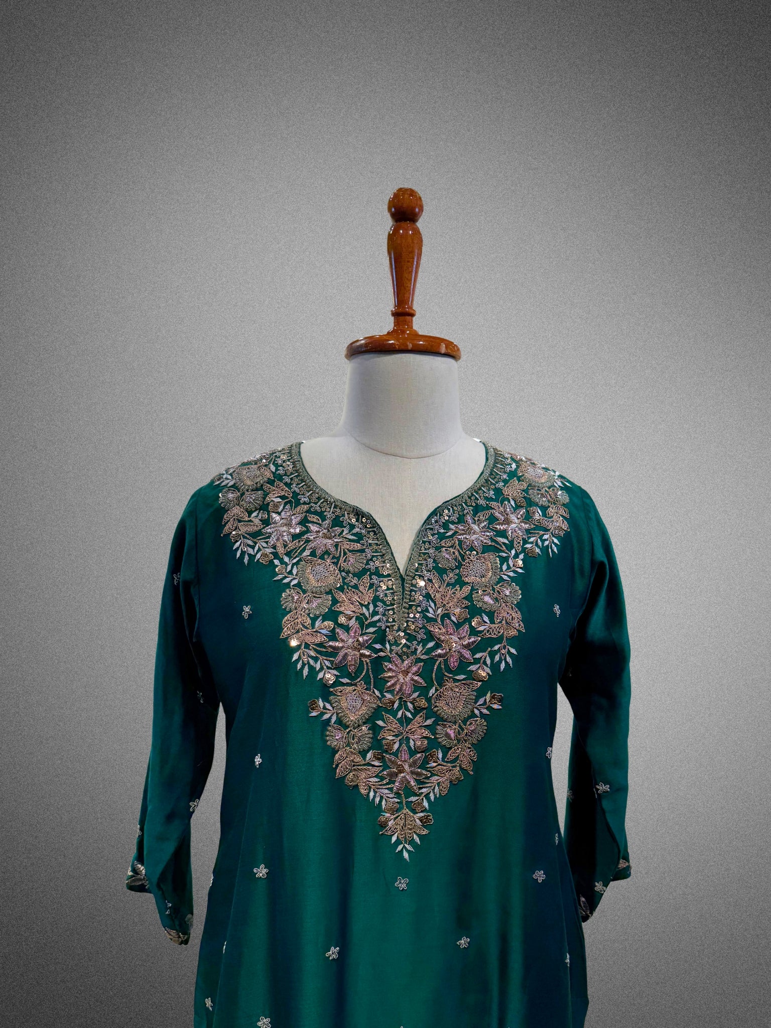 Emerald Green Sharara Set