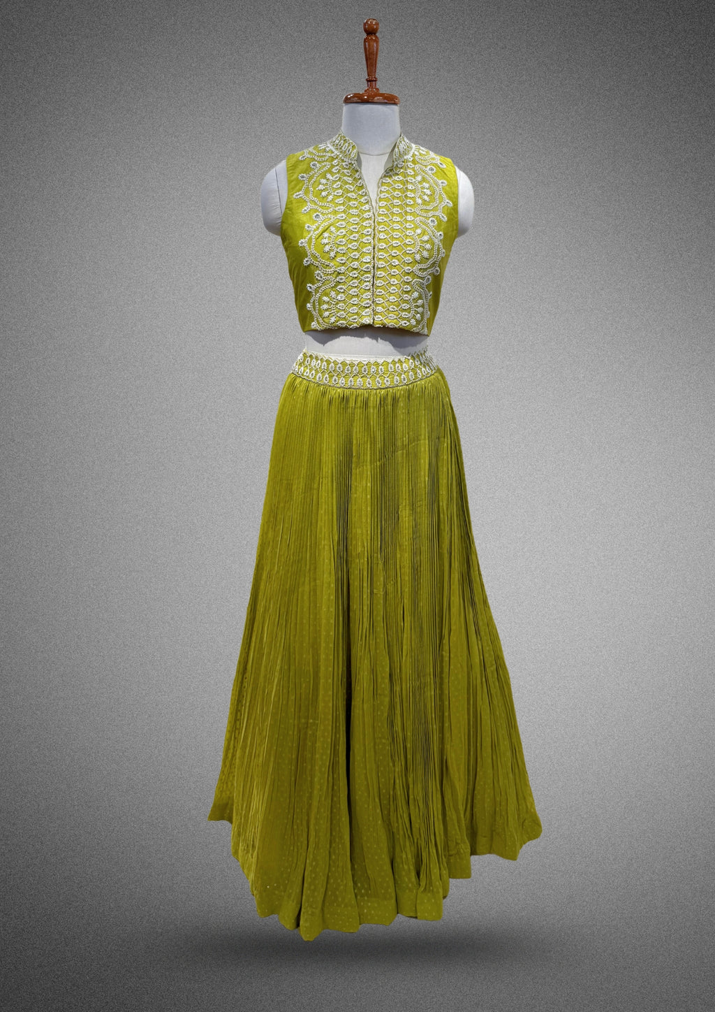 Lime Green Lehenga Set