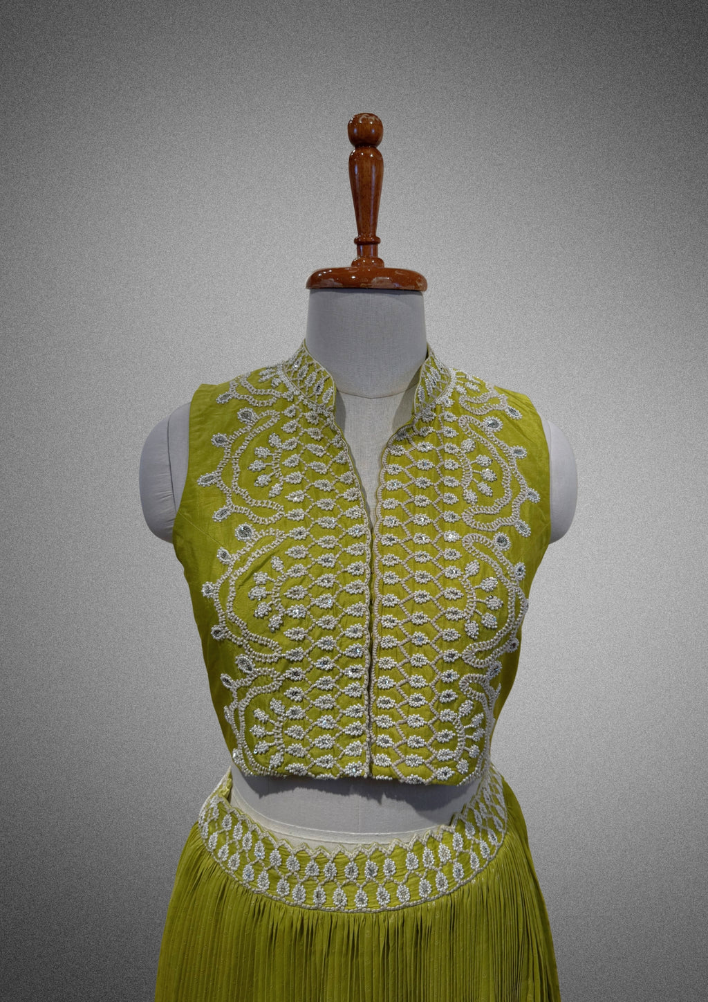 Lime Green Lehenga Set