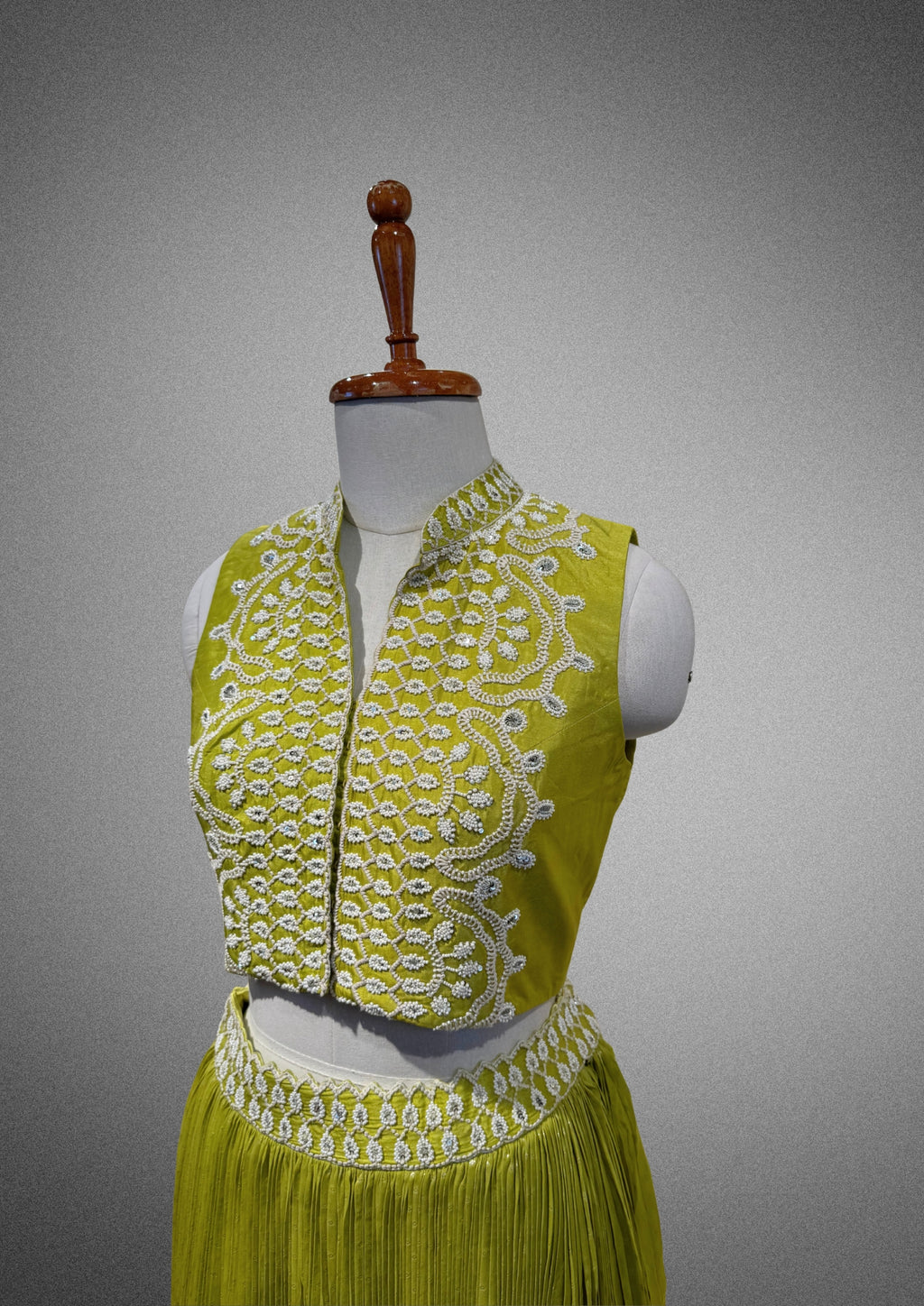 Lime Green Lehenga Set