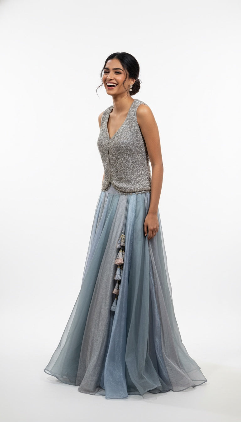 Stardust Silver-blue Set