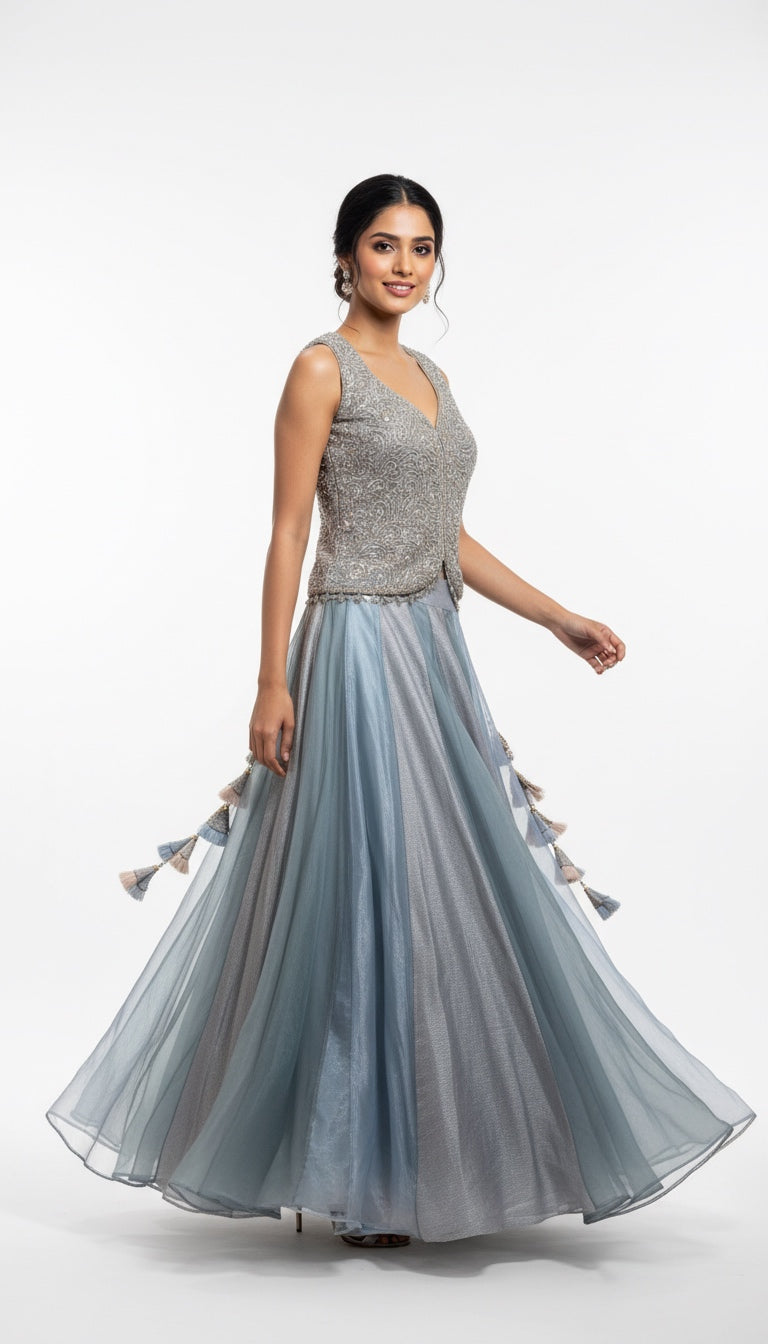 Stardust Silver-blue Set