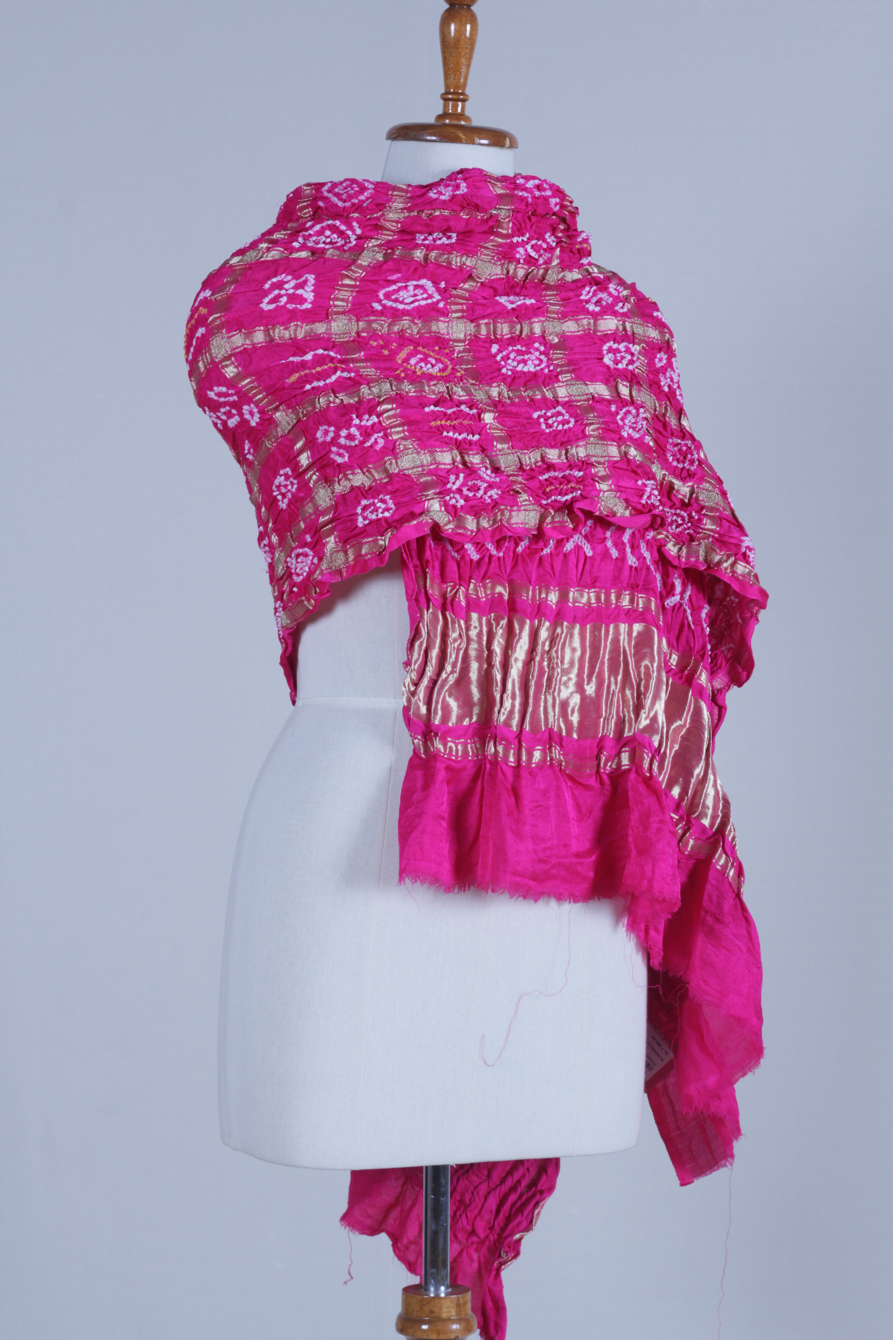 Rani Pink Bandhani Dupatta