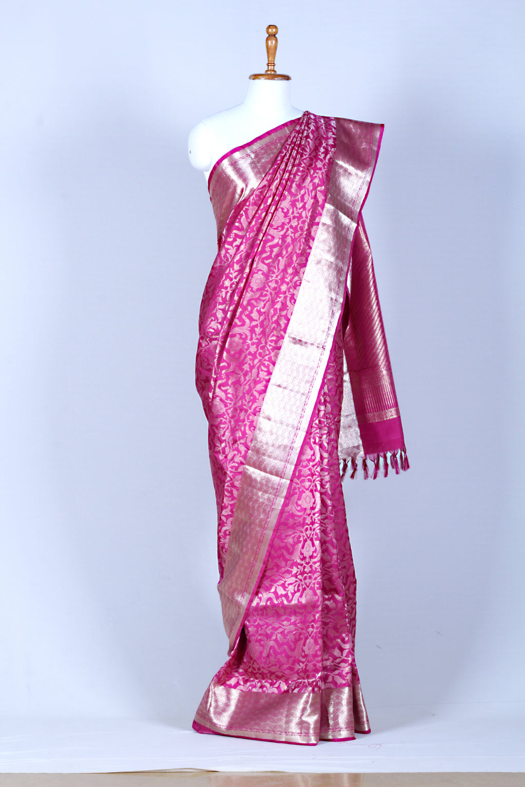 Magenta Upada Silk Saree