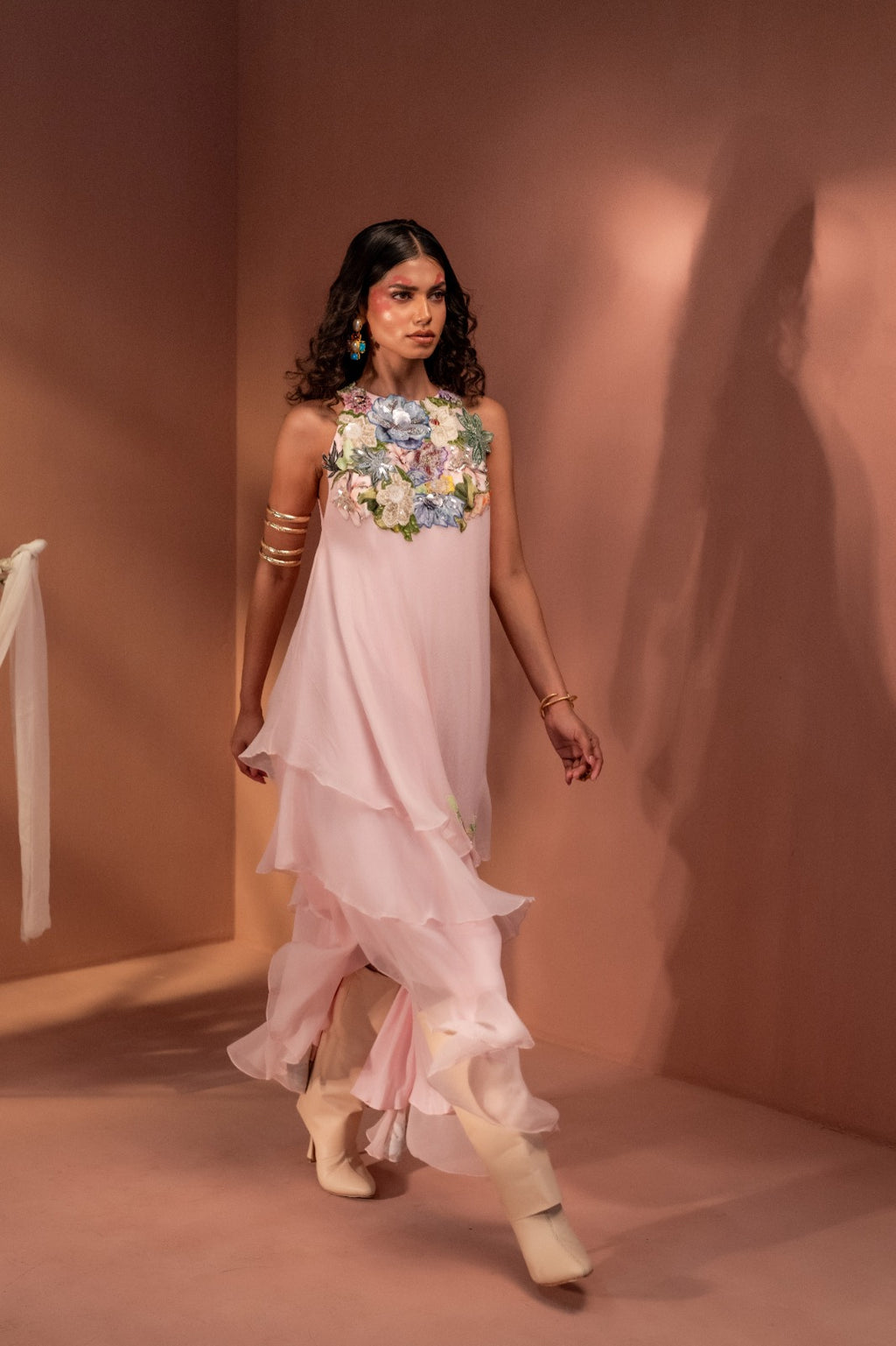 Flaunt Bloom Cascade Dress